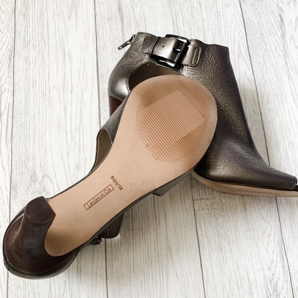 New - Louise et Cie Olivia Cutout Peep Toe Bootie - Picture 9 of 9